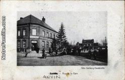 Cartes postales photos rue de la gare anvin 62134 18